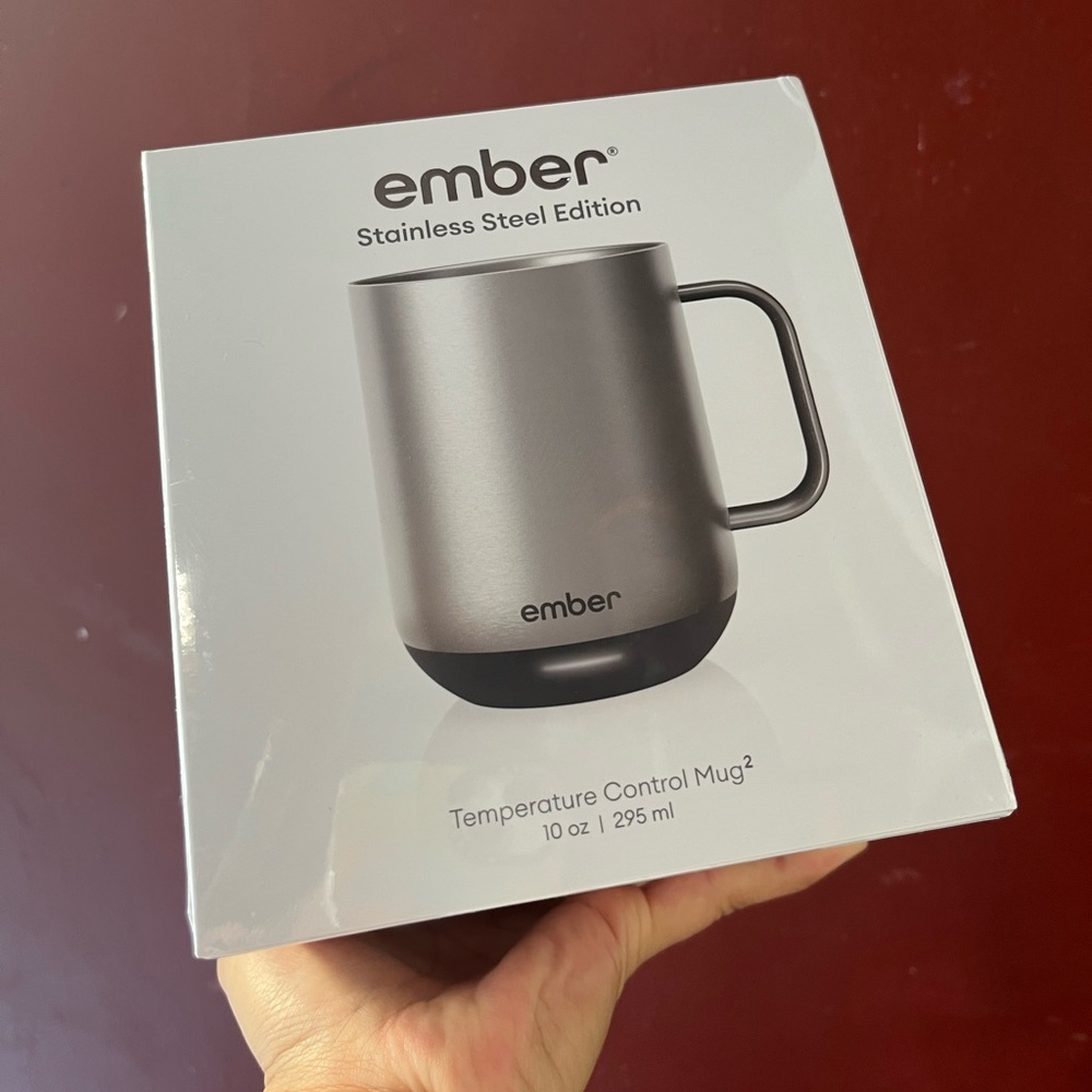 Ember - Temperature Control Smart Mug² - 10 oz - Stainless Steel